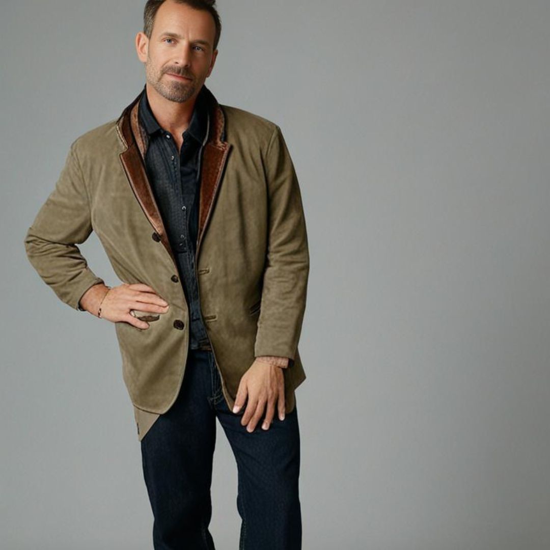 Clooney - high quality leather jacket for autumn and winter